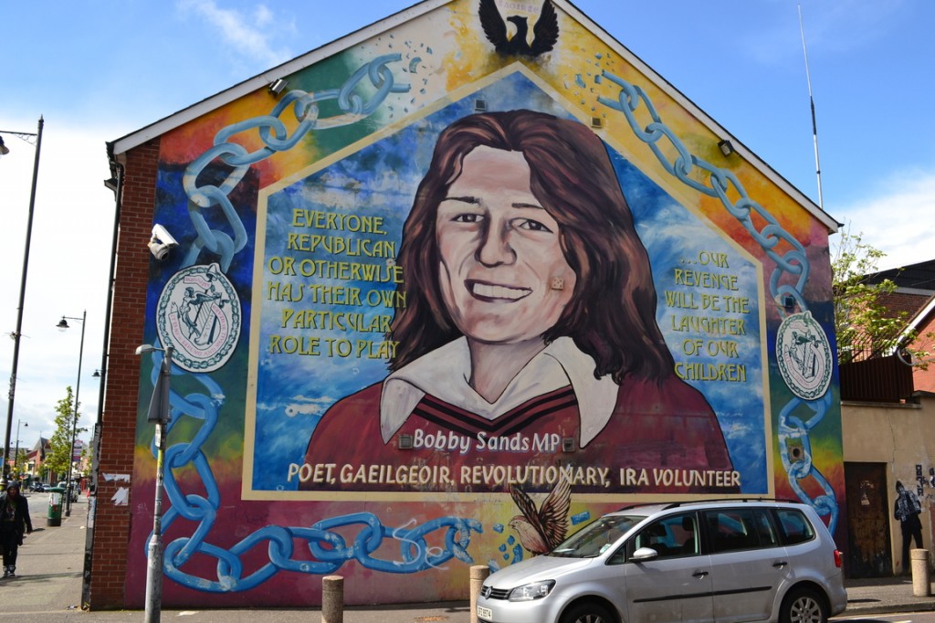 Falls Road: Homenaje a Bobby Sands, voluntario del IRA