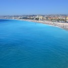 El fantástico color de mar de Niza
