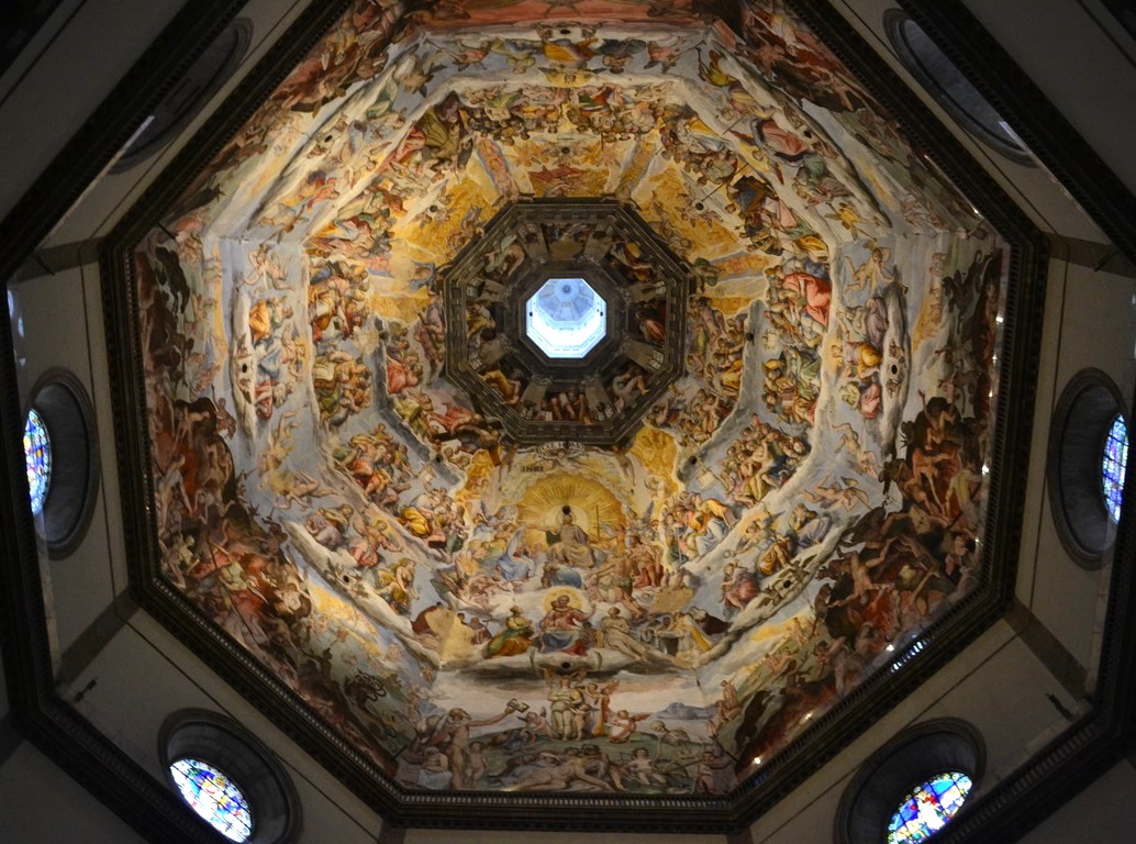 Detalle de la cúpula de la Basilica Santa Maria del Fiore - Florencia