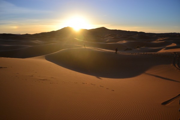 Amanecer en el Sahara