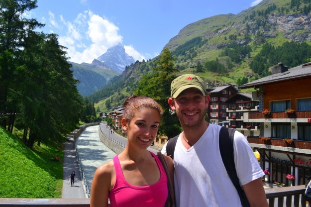 En Zermatt, con el Matterhorn de fondo